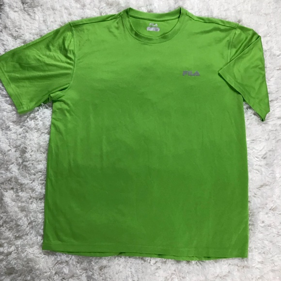 Men’s lightweight Green Fila T-Shirt Size XL EUC - Picture 2 of 5